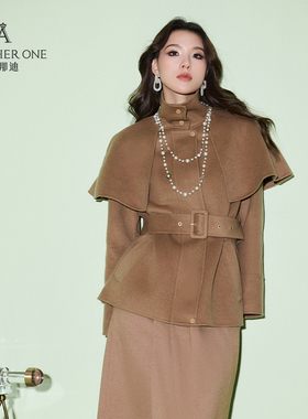 ANOTHER ONE安那迪大衣女外套秋冬高级感驼色系简约通勤时髦穿搭