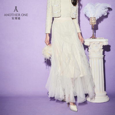 网纱半身裙2024秋冬新款