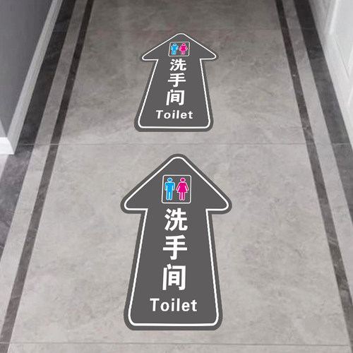 出入口电梯服务台指向牌参观通道