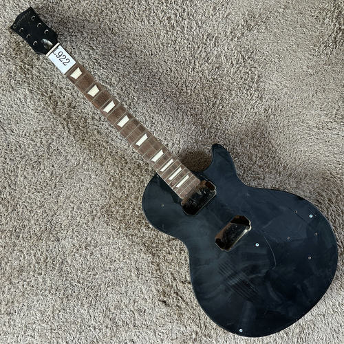 Century LP电吉他半成品无配件 双双拾音器DIY黑色22品 库存微瑕