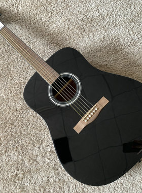 Fen-der F家 CD60 41英寸云杉木民谣木吉他合板库存黑色瑕疵