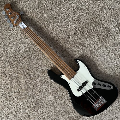 Bassmods 4弦5弦电贝斯贝司 Jazz Bass JB德产线路主被动切换黑色