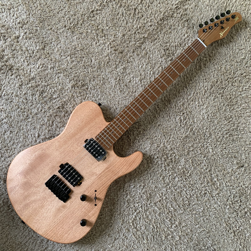 Xavier 塞维尔 TL 款电吉他小双摇 TELE非洲桃花芯 烤枫木琴颈