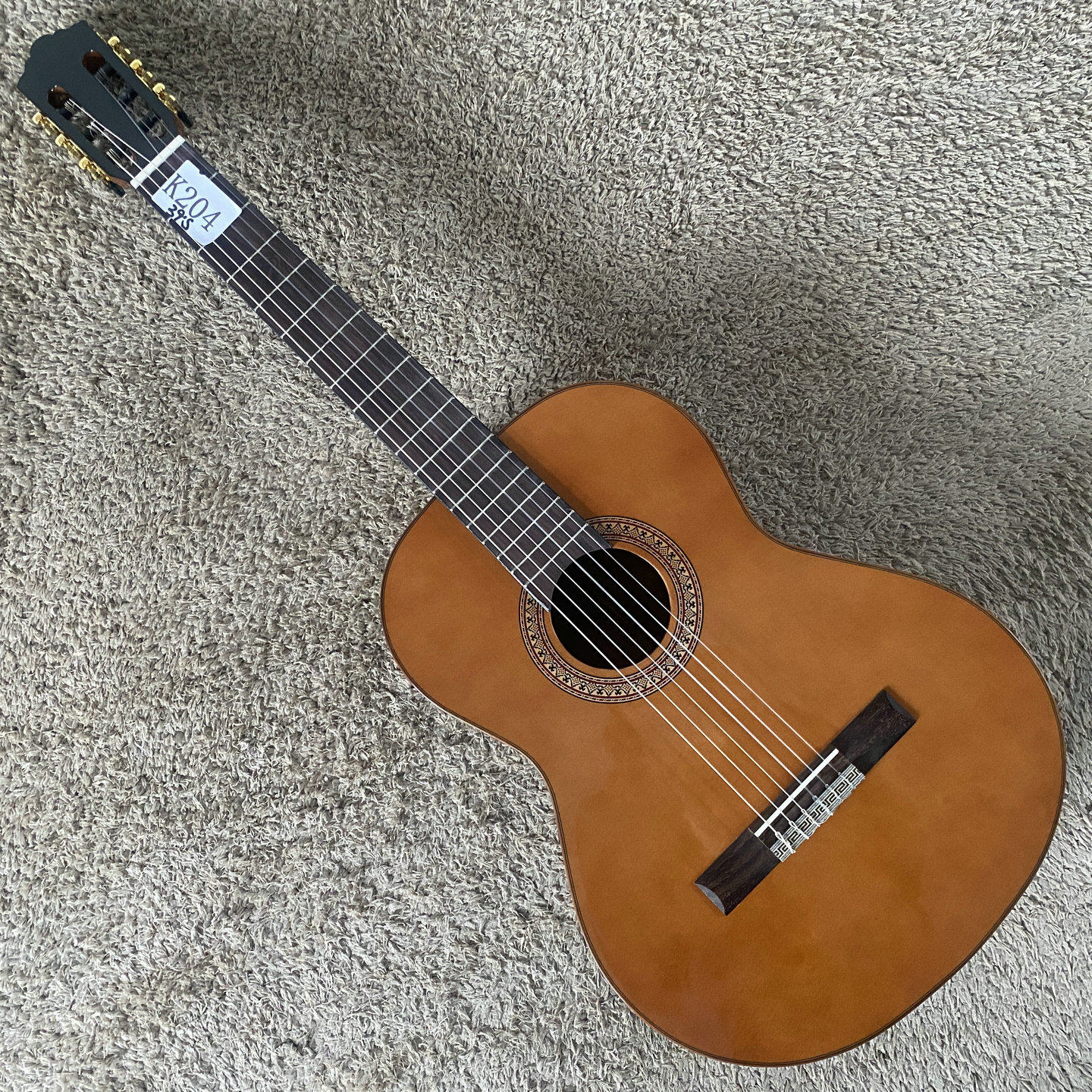 红松玫瑰木古典吉他面单板39英寸4/4琴颈可调 原木色尼龙弦库存