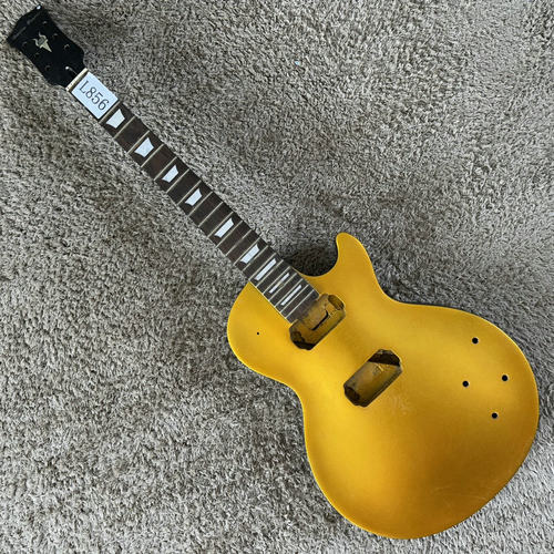 Harley Bneton 枫木贴面LP电吉他半成品DIY 金色 无配件微瑕 库存