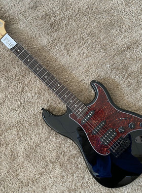 Gusta ST款式  电吉他 单摇 单单双拾音器 黑色微瑕 初学入门