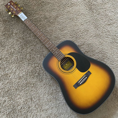 高品质 Galaxy GA190 41寸云杉桃花芯木合板民谣木吉日落色哑光