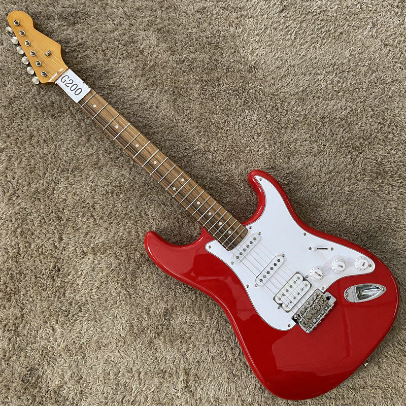 库存老法-利达电吉他ST款式 MVB 复古单摇单单双拾音器 红色