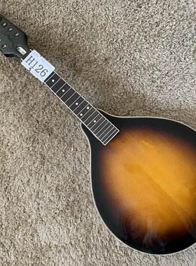 F家 Fen-der 曼陀铃吉他云杉面单板 8弦日落色库存半成品无配件