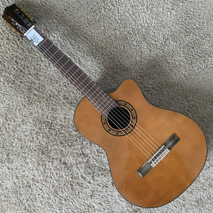 出口红松玫瑰木缺角古典吉他面单板39英寸弗朗门戈库存原木色微瑕