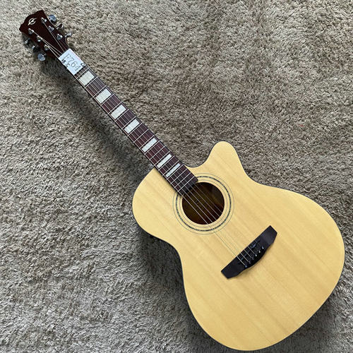 歌莉雅 Caraya 40英寸 云杉木电箱 民谣吉他面单板 渔夫拾音器