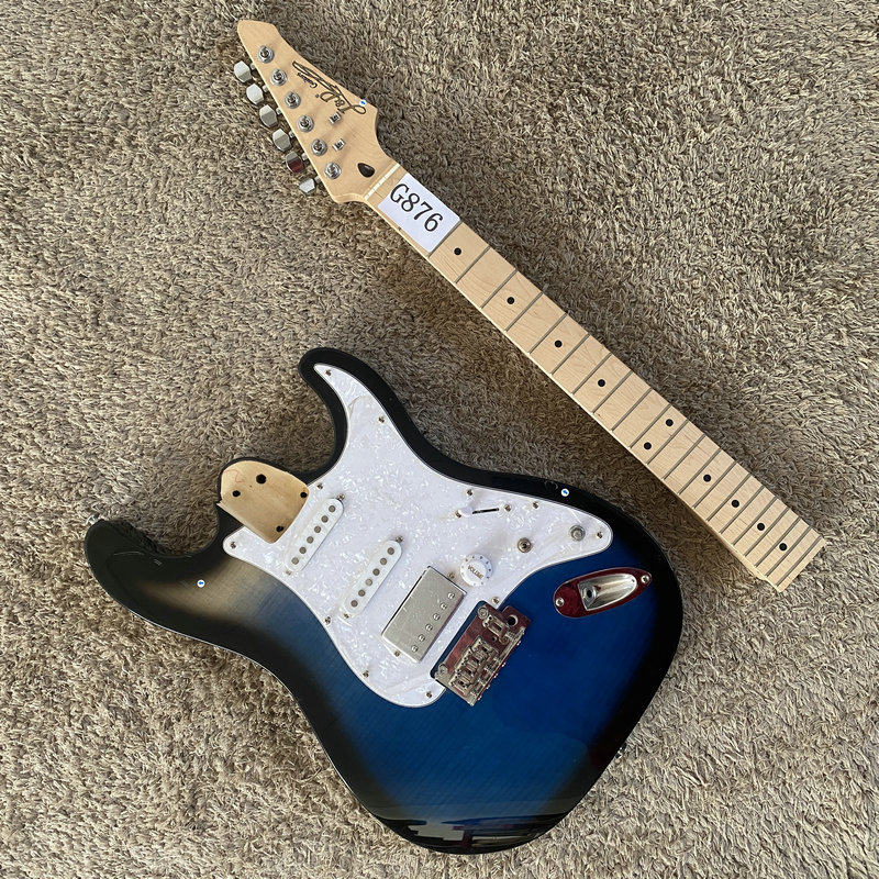 J&D 杰克丹尼电吉他拾音器切单小双摇虎纹枫木琴颈DIY半成品库存