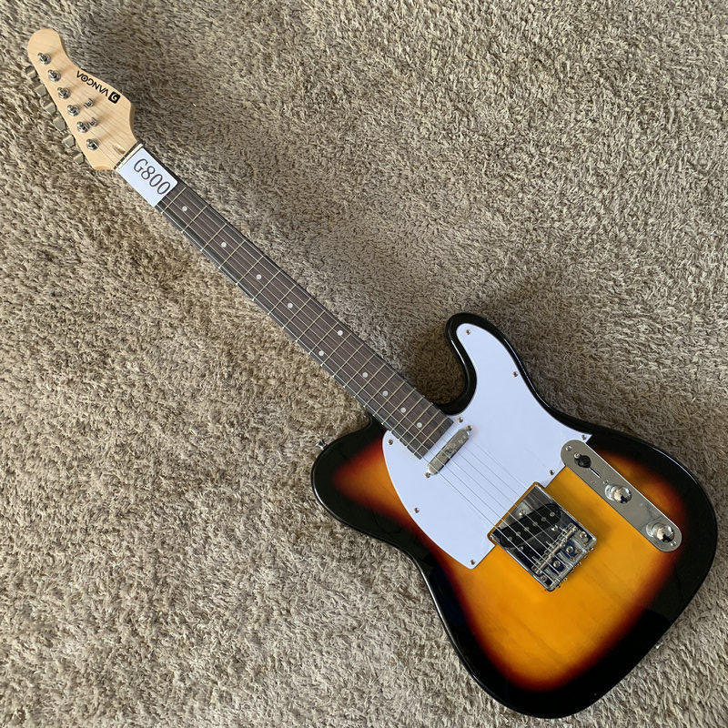 出口库存 VANGOA TELE泰来电吉他TL日落色 Fen-der 款式初学微瑕