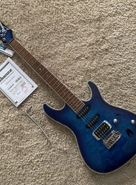 微瑕 IBanez 依班娜 艾宾斯 SA360NQM-SPB 小双摇 电吉他 宝石蓝
