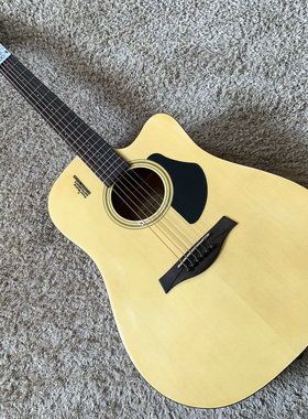 库存卢森 Rosen G20云杉桃花心木合板民谣木吉他原木色41英寸入门