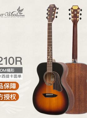 韩国 歌斐木Gopherwood G210R 40英寸烘焙木面单板民谣木吉他