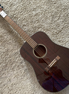 CS60改标 Nice 41英寸 全桃花心木民谣木吉他面单板圆角库存微瑕
