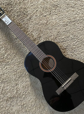 Shiver 云杉花芯木古典吉他尼龙弦 合板39英寸 黑色库存初学入门