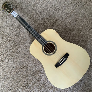 Sunlite 云杉桃花芯木民谣吉他41英寸原木色哑光库存 D桶圆角入门