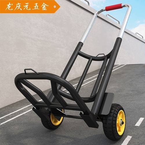 家用折叠小推车桶装水拉车