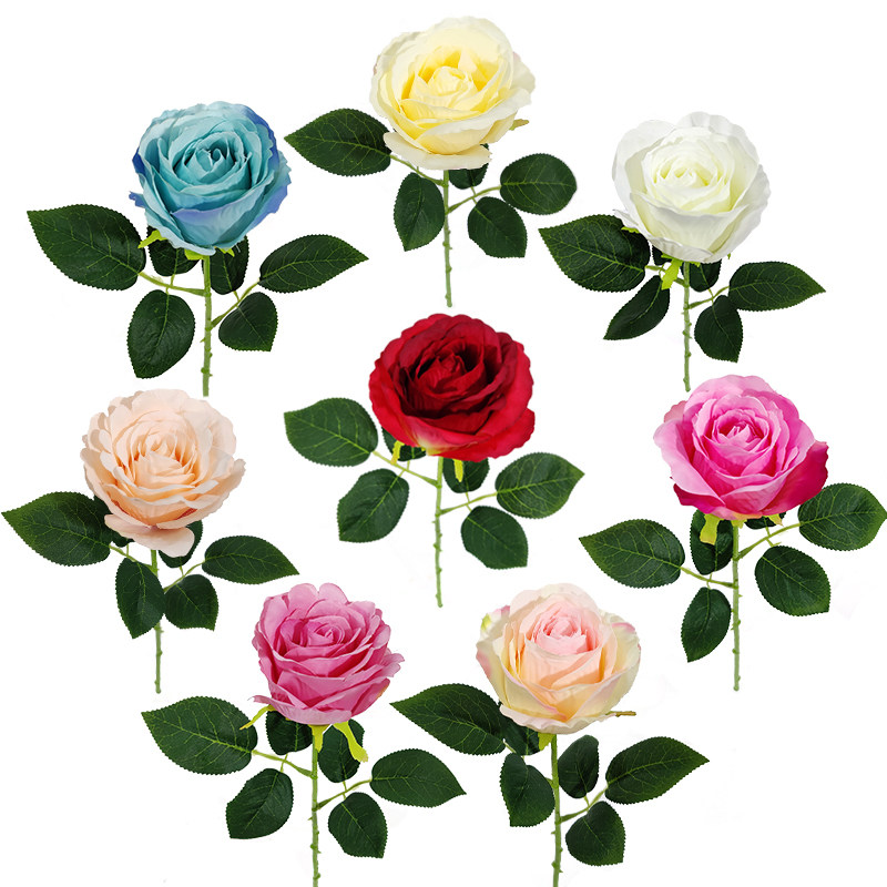 仿真花 七夕玫瑰花单支 家居客厅摆放花艺装饰假花 绢花 婚庆路引,家居饰品,仿真花/假花,淘宝优惠券,粉丝福利购,淘宝优惠卷
