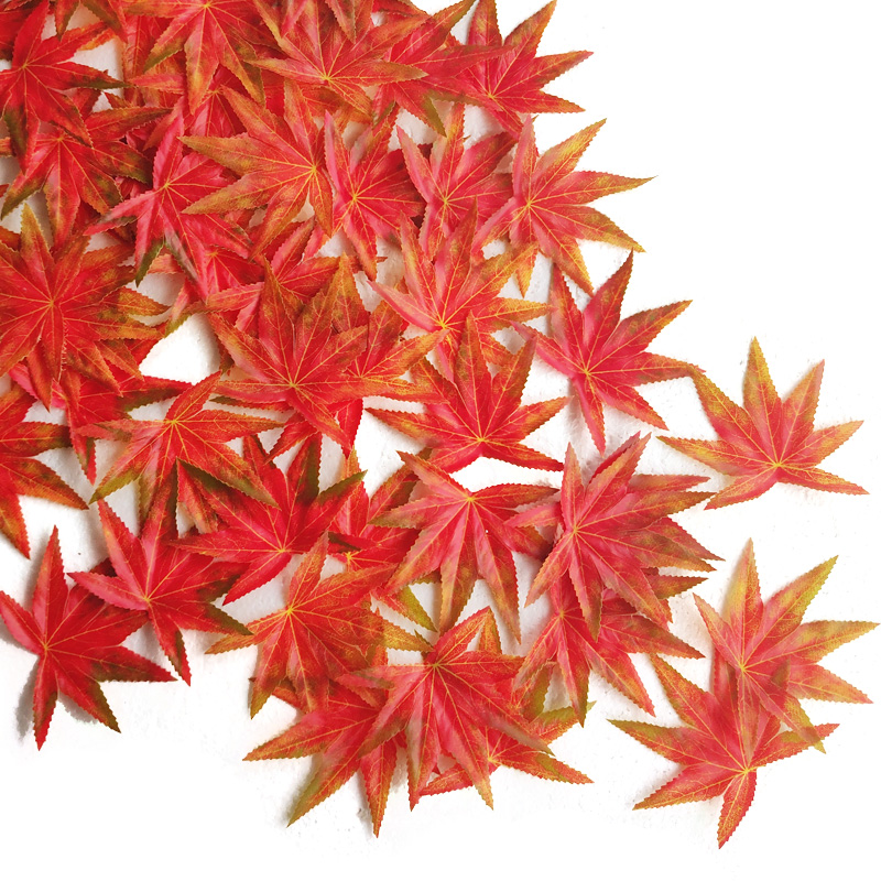 仿真假树叶单片落叶枫叶摄影装饰