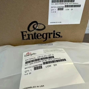 议价 ENTEGRIS英特格PFA气动隔膜阀 DS12
