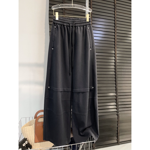 美式水洗高腰显瘦百搭舒适卫裤女