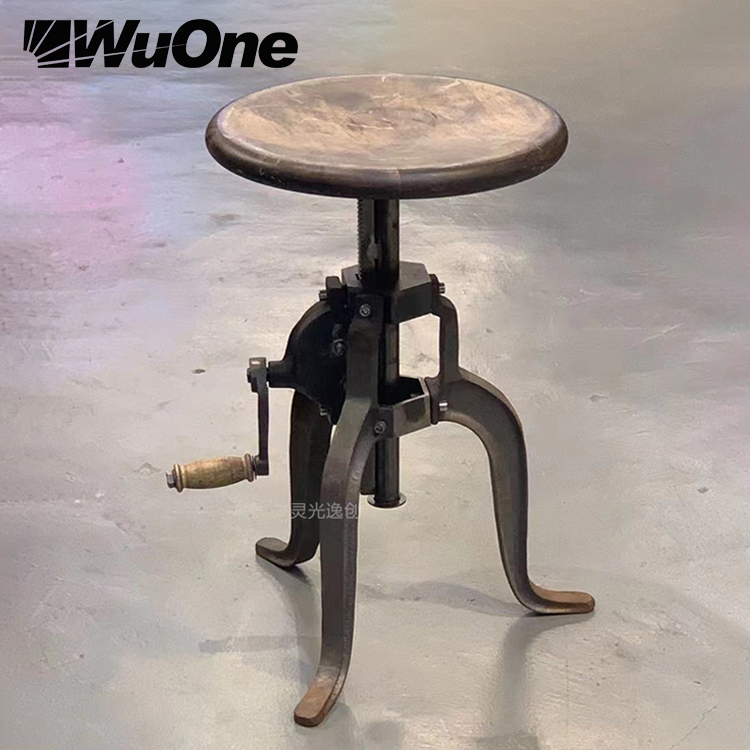 中古wuone灵光逸创工业风酒吧凳