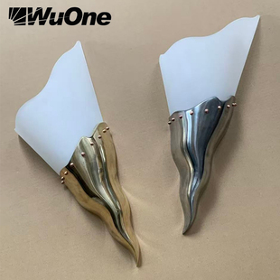 WUONE灵光逸创阿代扣art deco风格铜材铝材亚克力灯罩壁灯装饰灯
