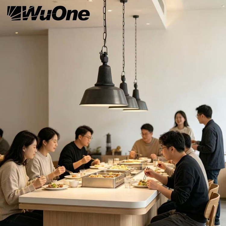 wuone灵光逸创复古工业风格铁材吊灯吧台民宿咖啡厅酒吧火锅店灯