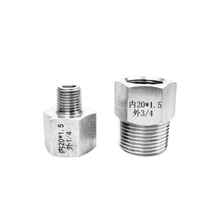 304不锈钢压力表接头 英制变英制 变径 内外丝转换接头 异径定制