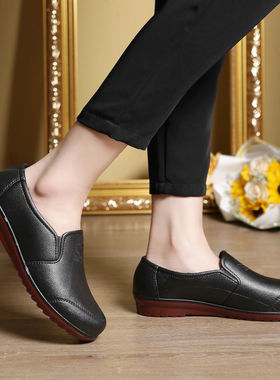 黑色短筒女款雨鞋牛筋底厨房防滑鞋防水防油耐磨胶鞋防臭水鞋成人