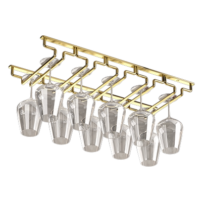 步步宏酒杯架实心不锈钢永不生锈