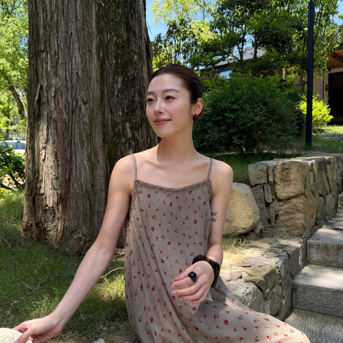 MOOTEA-韩版夏季新款度假风休闲百搭吊带连衣裙连衣裙27802