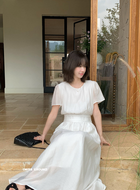 IMISS-夏上新仙仙儿度假天丝连衣裙R71091