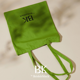 Briskerblack定制彼刻绿帆布包休闲单肩手提包