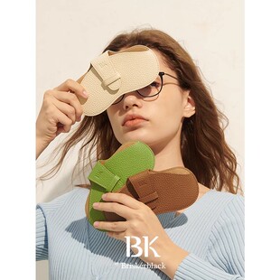 Briskerblack轻极简真皮眼镜包男女太阳墨镜夹皮保护套近视眼镜盒