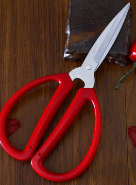 结婚剪刀红色家用办公小剪刀喜庆婚庆用品新娘出嫁陪嫁婚礼红剪刀