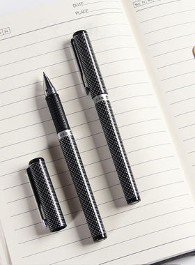 五千年0.7mm黑色签字中性笔财务办公商务水笔子弹头水性笔377