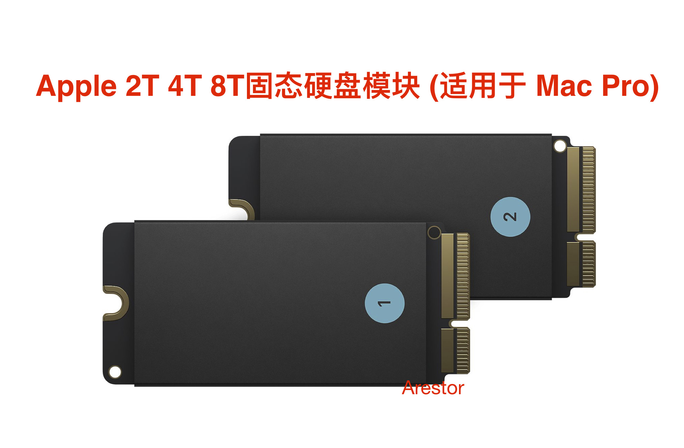 Apple/苹果Mac Pro 8TB 固态硬盘套件 (适用于 Mac Pro2019)