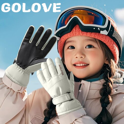 玩雪防水儿童滑雪手套golovejoy