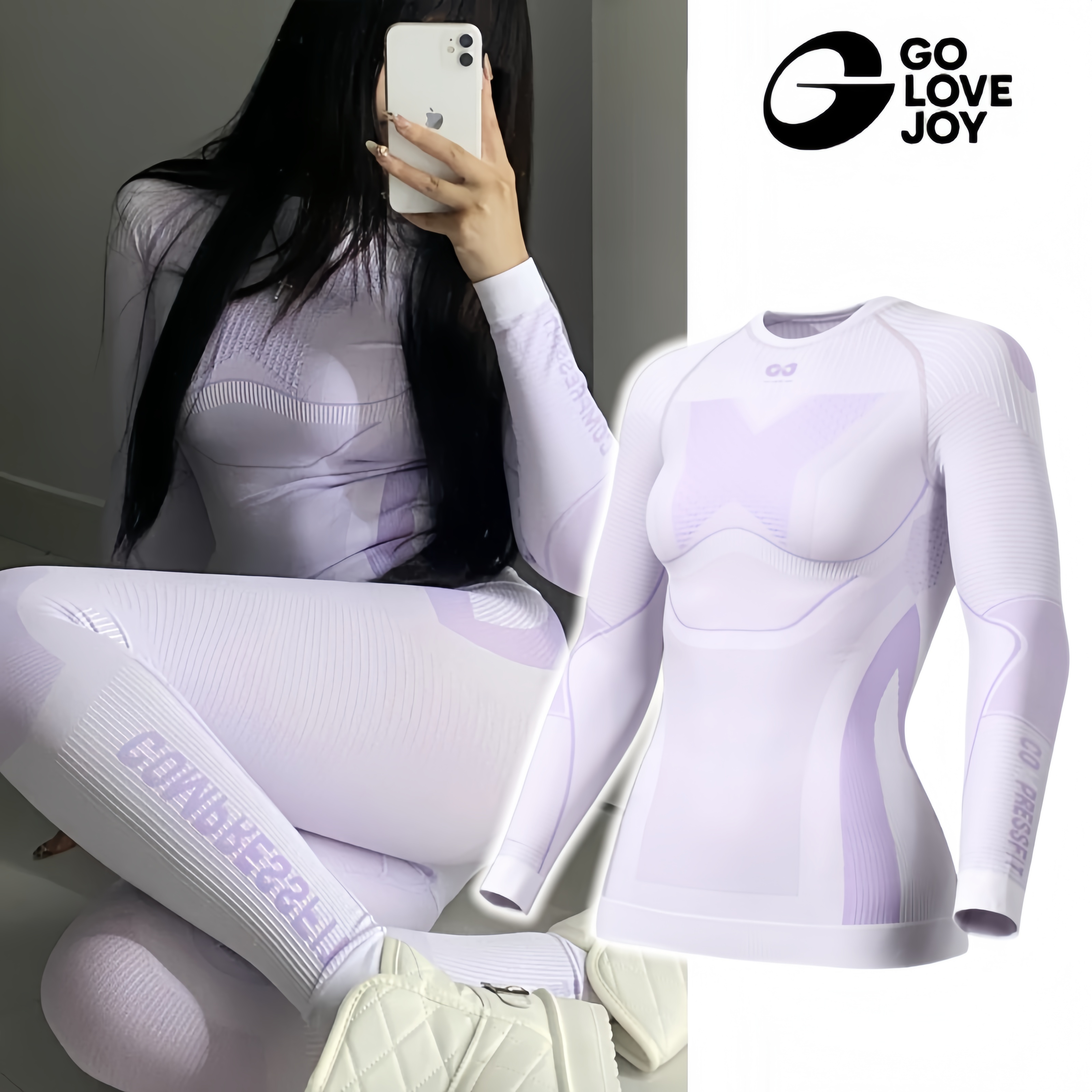 golovejoy滑雪速干衣女保暖排汗