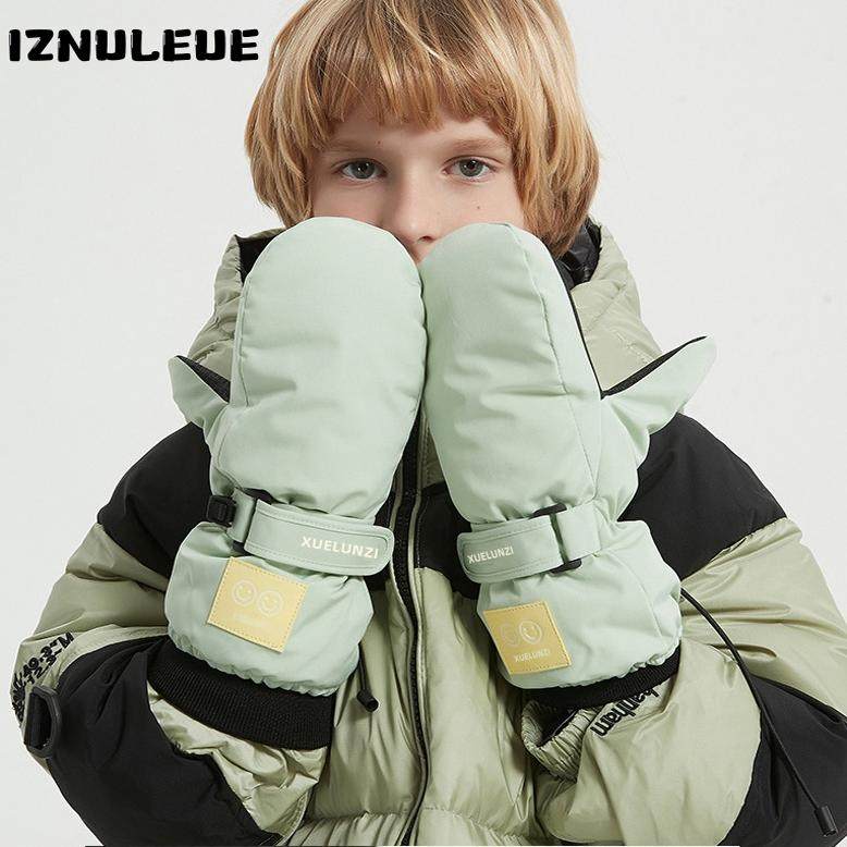 儿童滑雪手套保暖冬天加厚防水男童加绒防滑女出行耐磨玩雪防丢绳,自行车/骑行装备/零配件,自行车手套,淘宝优惠券,粉丝福利购,淘宝优惠卷