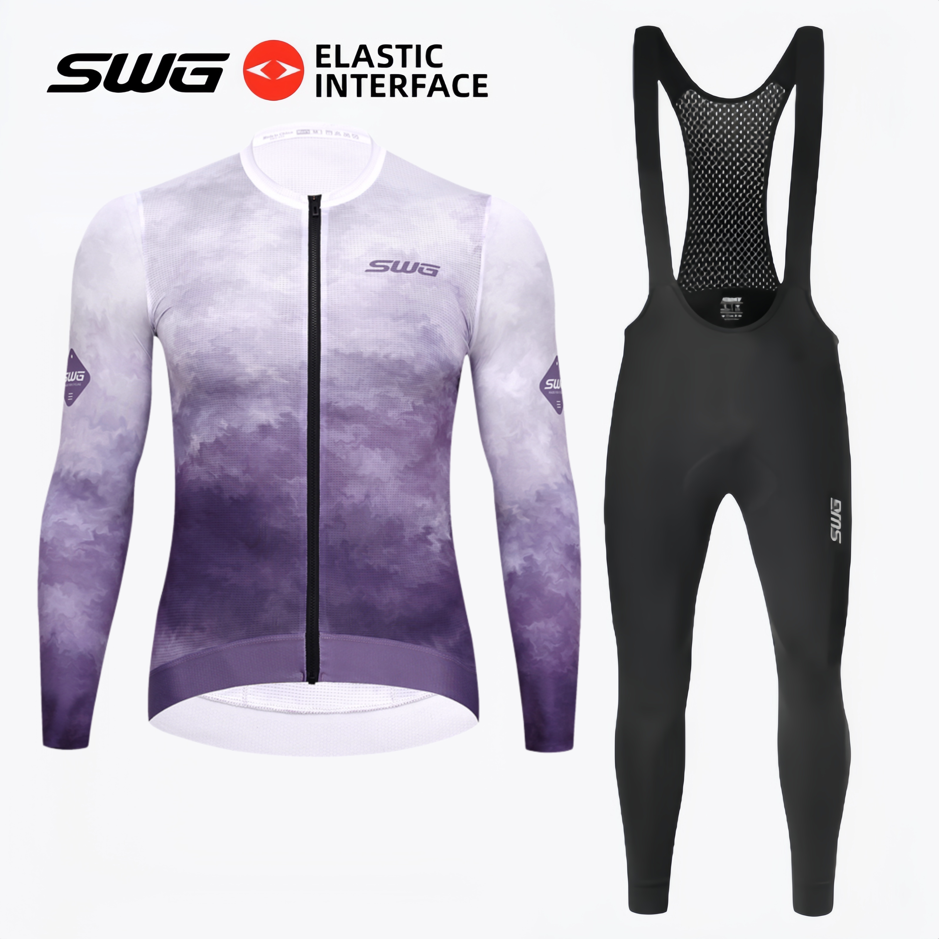 SWG铭胜骑行服男士款春秋季山地公路自行车衣服长袖排汗速干套装