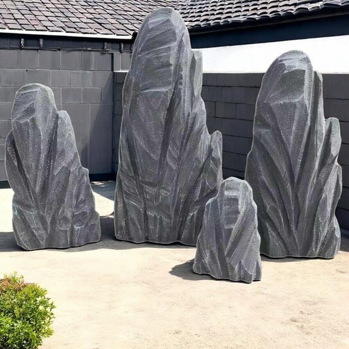 定制泡沫假山仿真假石头道具橱窗舞台造景布置婚庆摆件装饰庭院