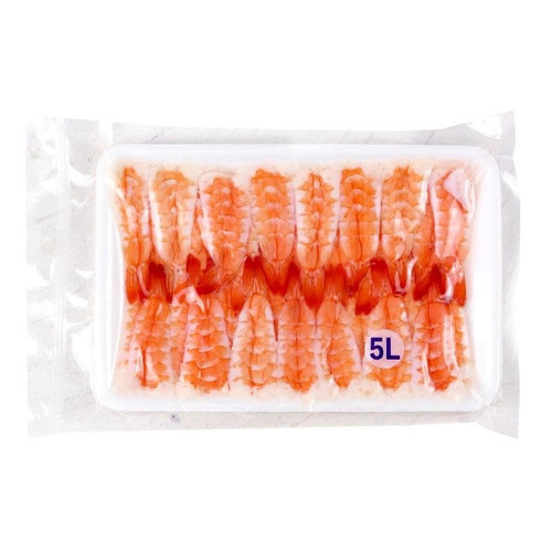 包邮 寿司料理5L大号30只寿司虾 去头寿司虾 寿司专用 解冻即食虾