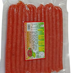 广味腊肠螺蛳粉烧烤泡面开袋即食火锅串串甜味小零食细小腊肠290g