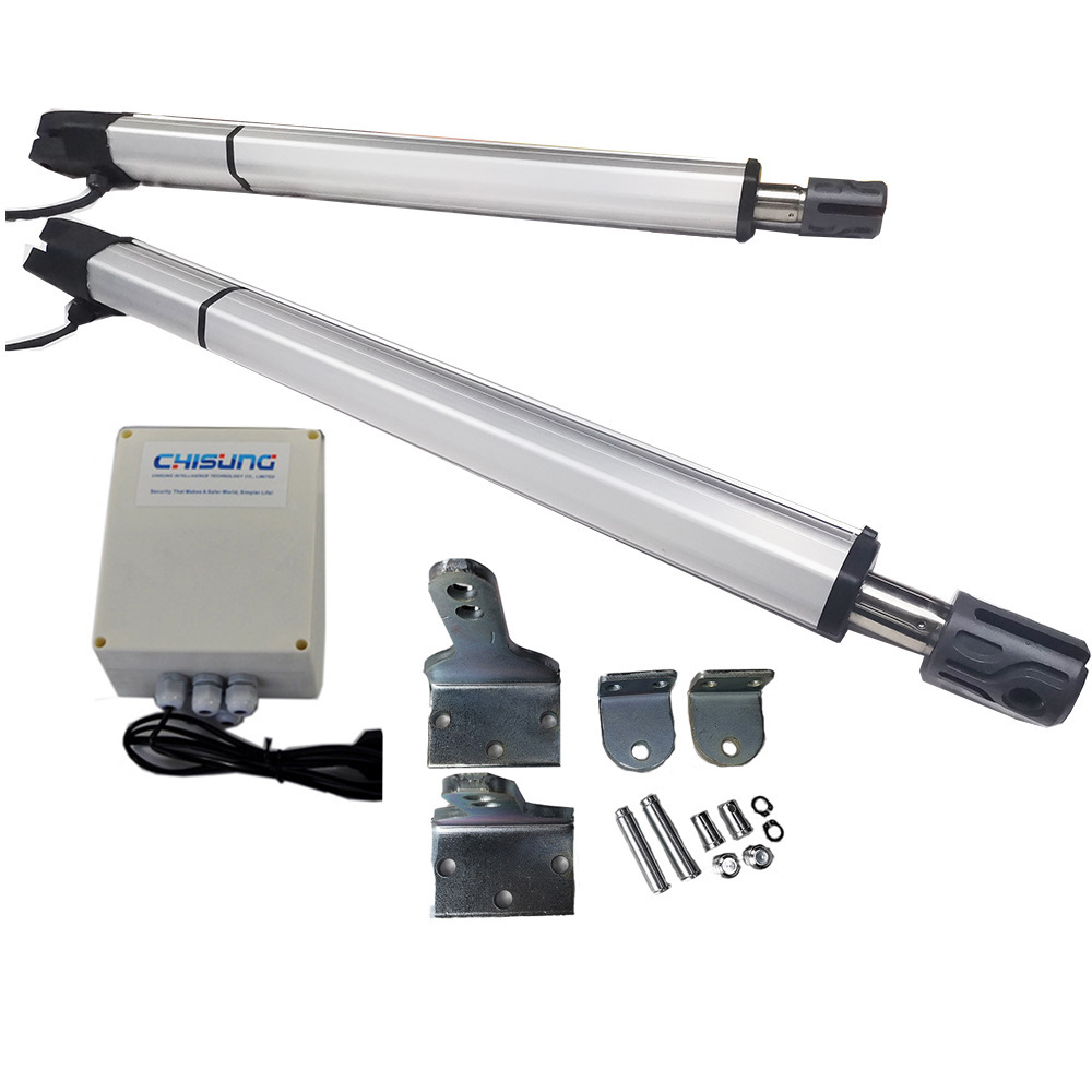 智能平开门开门机对开门自动闭门器200kg小区门禁拉臂电动开门器