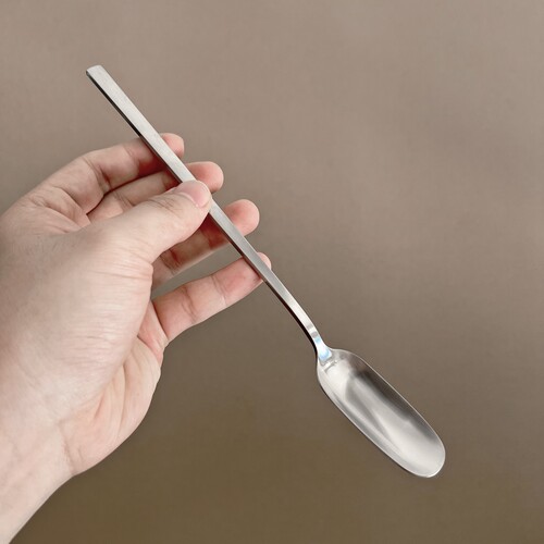 哑光316L不锈钢长柄搅拌勺